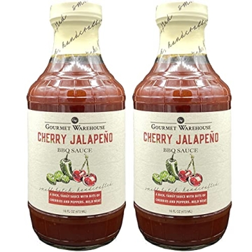 Gourmet Cherry Jalapeno BBQ Sauce - 16oz Pack of 2