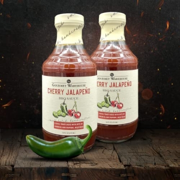 Gourmet Cherry Jalapeno BBQ Sauce - 16oz Pack of 2