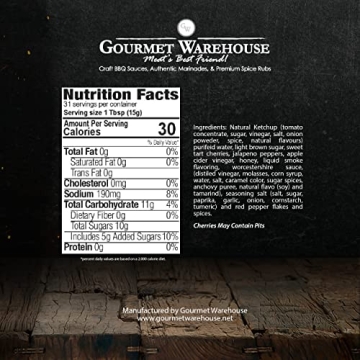 Gourmet Cherry Jalapeno BBQ Sauce - 16oz Pack of 2