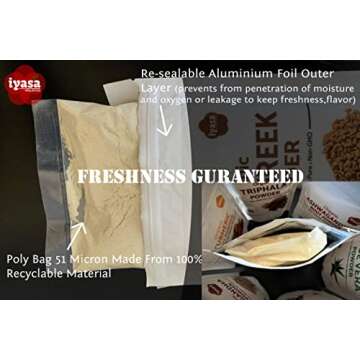 Iyasa Holistics Organic Chamomile Flower Powder, Food Grade for Baking, Cooking, Tea, Summer Drinks, DIY Skin and Hair Care Products, Natural Face Packs, Face Mask 8 oz 223 gm