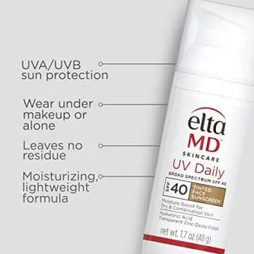 EltaMD UV Daily Tinted SPF 40 Face Sunscreen Moisturizer - 1.7 oz