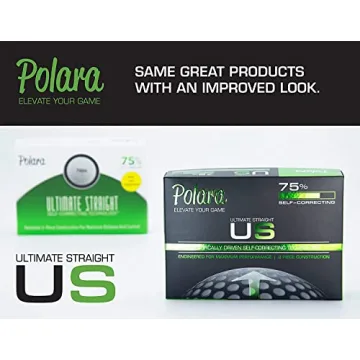 Polara Ultimate Straight Golf Balls for Hook and Slice Correction