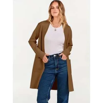 Casual ANRABESS Women’s Cardigan Sweater for Fall