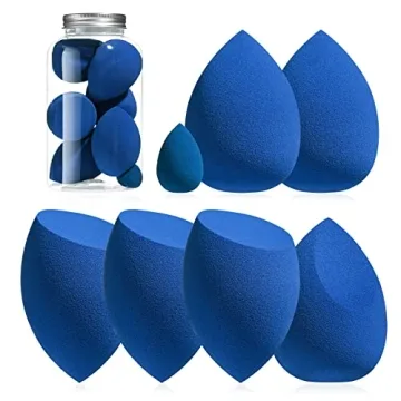 BS-MALL Makeup Sponge Set - 6 Pcs Blender Sponges for Perfect Makeup Application