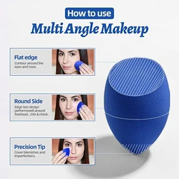 BS-MALL 6 Pcs Makeup Sponge Set for Liquid Cream Powder