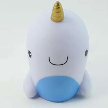 Alpen Glow Products Narwhal Coin Bank (Coin Holder) (Narwhal Shaped Piggy Bank) (Plastic Narwhal for Storing Money, Coins, Miz)(1 Narwhal per Pack)