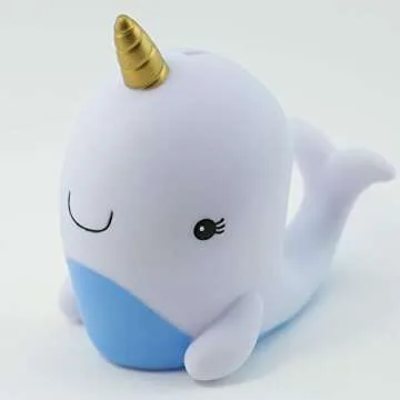 Alpen Glow Products Narwhal Coin Bank (Coin Holder) (Narwhal Shaped Piggy Bank) (Plastic Narwhal for Storing Money, Coins, Miz)(1 Narwhal per Pack)