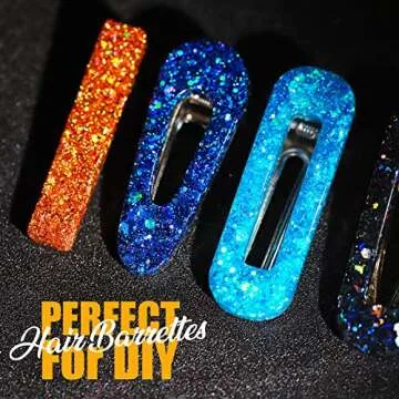 LEOBRO 50 PCS Metal Hair Clips for Women, DIY Crafts