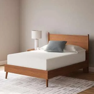 Signature Design by Ashley Twin Size Chime 12 Inch Medium Firm Memory Foam Mattress with Green Tea & Charcoal Gel for Pressure Relief