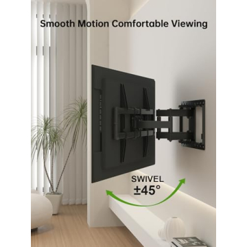 Full Motion TV Mount for 47-84" Flat Screens