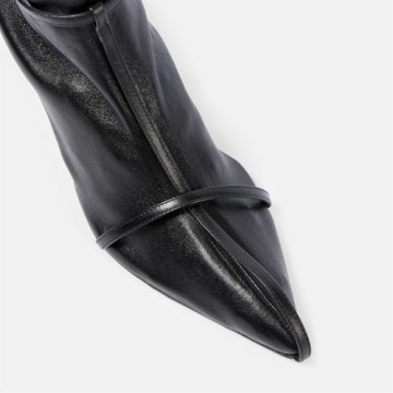 Goolita Stylish Leather Ankle Boots for Women