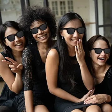 TheGag Black Sunglasses Bulk 12 Pack Party Favors