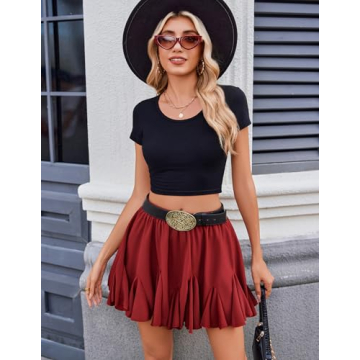 Avidlove Women’s Stretchy Black Mini Skirt for Every Occasion