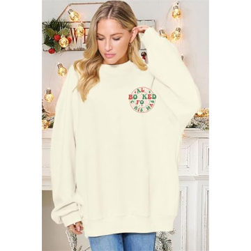 VILOVE Christmas Sweatshirt for Festive Fun
