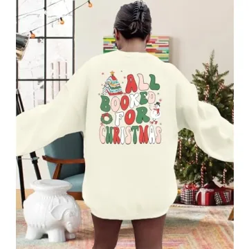 VILOVE Christmas Sweatshirt for Festive Fun