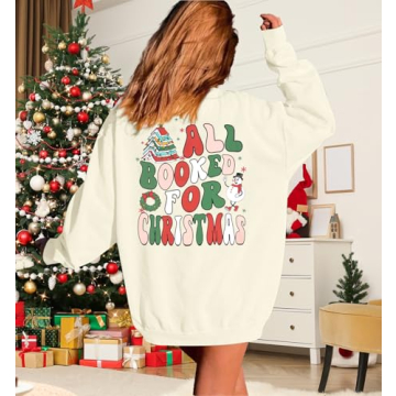 VILOVE Christmas Sweatshirt for Festive Fun