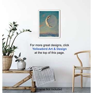 Moon Goddess Wall Decor for Boho and Mystic Styles