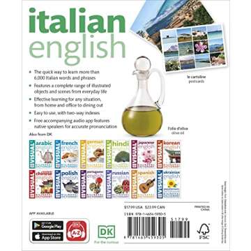 Italian–English Bilingual Visual Dictionary - Enhance Your Vocabulary Easily