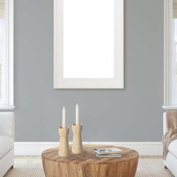 WORHE Natural Travertine Candle Holders Set for Home Decor