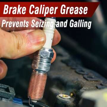 Keze Anti Seize Grease Copper Brakes Grease Lubricant Prevent Rust and Corrosion High Temperature Resistant Automotive Lubrication for Spark Plug Caliper Pin Bolts and Nuts, 1 Oz-1 Pack