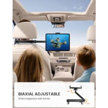 Lamicall Car Headrest Tablet Holder for iPad & Galaxy