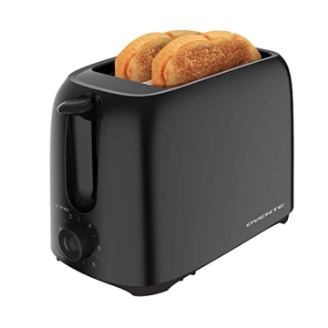 OVENTE Electric 2 Slice Toaster with Adjustable Browning Control for Perfect Toasting