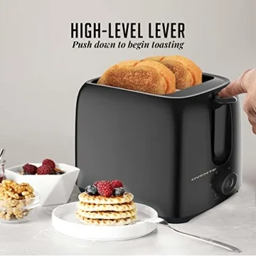 OVENTE Electric 2 Slice Toaster with 6 Settings