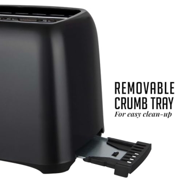 OVENTE Electric 2 Slice Toaster with 6 Settings