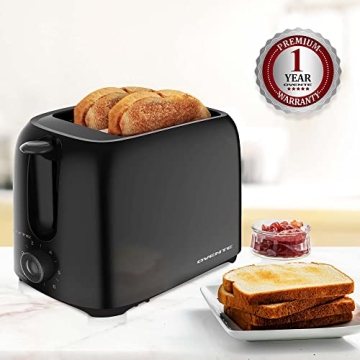 OVENTE Electric 2 Slice Toaster with 6 Settings
