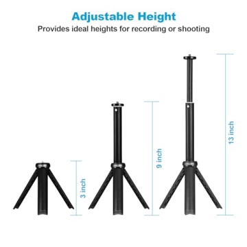NexiGo Mini Tripod for Phone and Camera, Lightweight