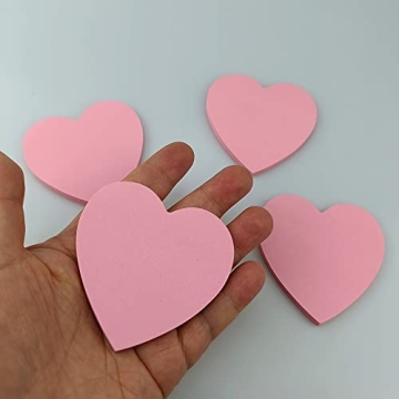 Cute Heart Sticky Notes for School Office Home Use
