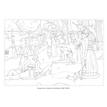 Color the Classics Adult Coloring Book from Chicago