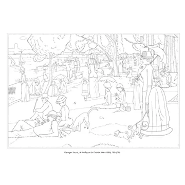 Color the Classics Adult Coloring Book from Chicago