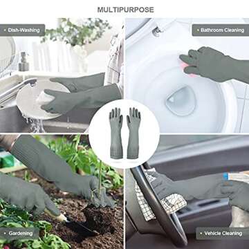 DABOGOSA MAMISON Reusable Kitchen Rubber Gloves