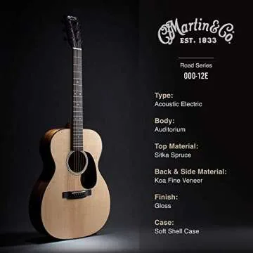 Martin 000-12E Koa Acoustic-electric Guitar - Unmatched Quality