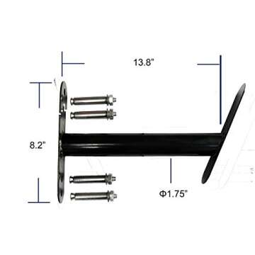 AbraFit® Training Rope Holder, Exercise Rope Holder, Battle Rope Wall Storage Hook