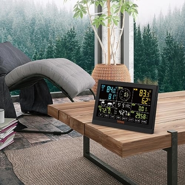 VEVOR 7-in-1 WiFi Weather Station with 7.5" Display