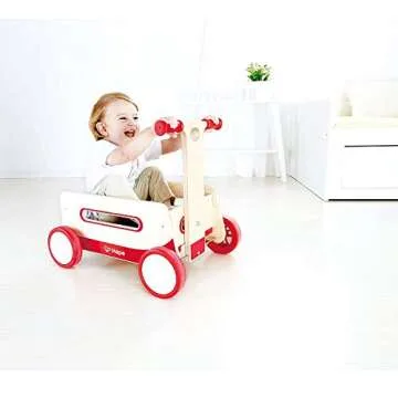 Hape Wooden Wagon Push and Pull Toy for Kids