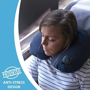 Lewis N. Clark Inflatable Travel Neck Pillow for All Ages