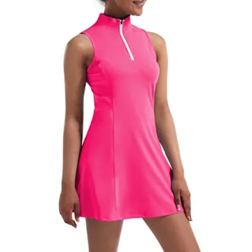 Stylish Tennis Dress with Built in Shorts and Pockets