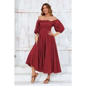 Summer Cotton Ruffled Elegant Backless Dress for Women