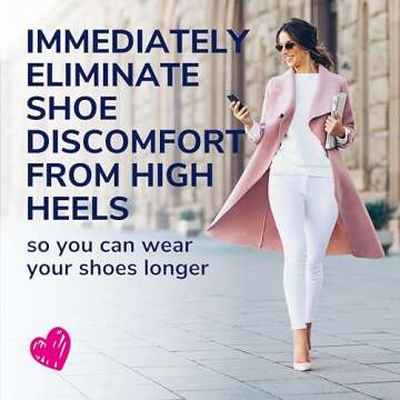 Dr. Scholl's Love Your Heels & Wedges 3/4 Length Insoles, All-Day Comfort for High Heeled Shoes, Rel...
