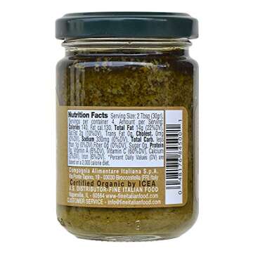 Mantova Organic Pesto Mix Pack - Authentic Italian Flavor