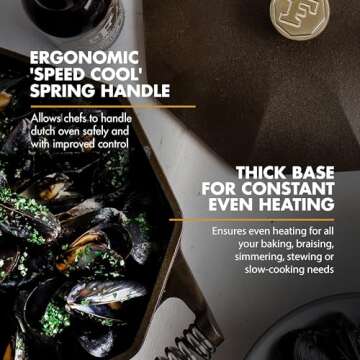 FINEX 5-Quart Dutch Oven, Handcrafted and Pre-seasoned