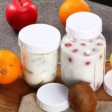 24 Leak-Proof Mason Jar Lids for Kitchen Organization