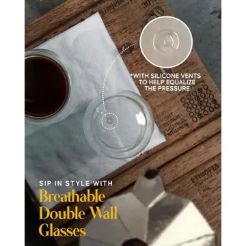 Kitchables Double Walled Espresso Cups - Perfect for Coffee Lovers