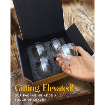 Kitchables Double Walled Espresso Cups - Perfect for Coffee Lovers