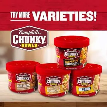 Campbell's Chunky Soup, Beef Soup with Country Vegetables, 15.25 oz Microwavable Bowl