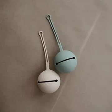 Mushie Silicone Pacifier Holder Case in Dried Thyme