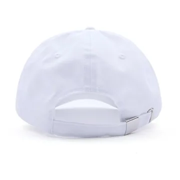 AUNG CROWN Lavender Embroidered Adjustable Dad Hat White